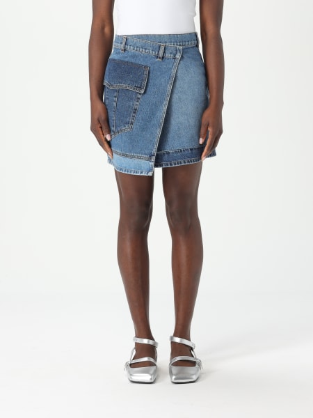 スカート PHILOSOPHY DI LORENZO SERAFINI Woman Skirt Blue 01040730 Philosophy Di Lorenzo Serafini Outlet: Skirt woman - Blue
