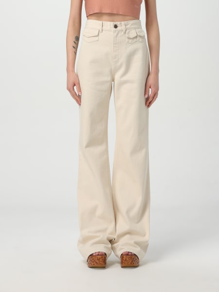 デニム・ジーパン Chloe SS25 STRAIGHT DENIM (CH25UDP03258 4C6) CHLOÉ: Jeans woman - Blue | Chloé jeans CH25UDP03258 online
