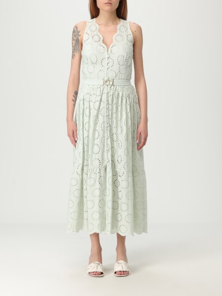 Twinset: Abito in Sangallo con cinta Twinset
