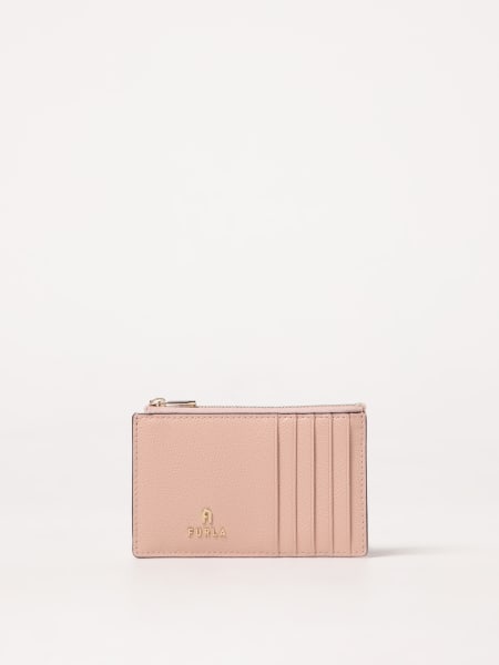 Portacarte di credito Camelia Furla in pelle a grana