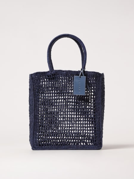 Borsa Net Manebi in rafia a rete >