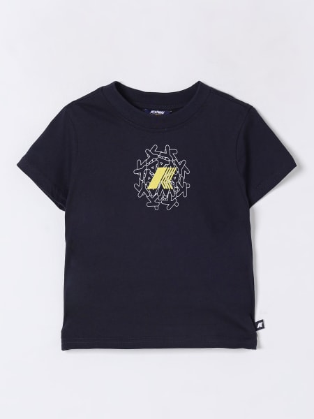 K-Way: T-shirt in cotone con logo K-way