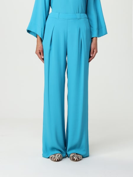 パンツ MALIPARMI Woman Pants Turquoise JH012950203 82009 MALIPARMI: Pants woman - Turquoise | Maliparmi pants