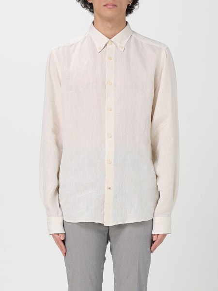Boss: Camicia classica Boss in lino