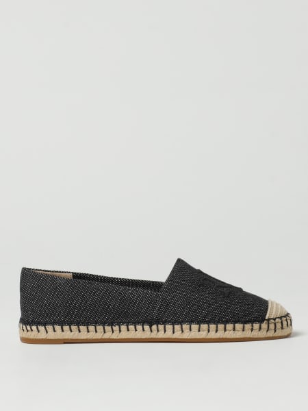 Espadrillas Lauren Ralph Lauren in canvas con logo ricamato >