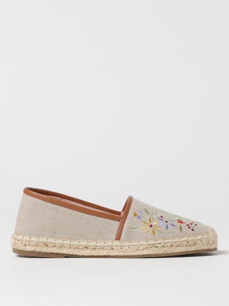 Coccinelle: Espadrillas Praia Coccinelle in canvas con ricami floreali