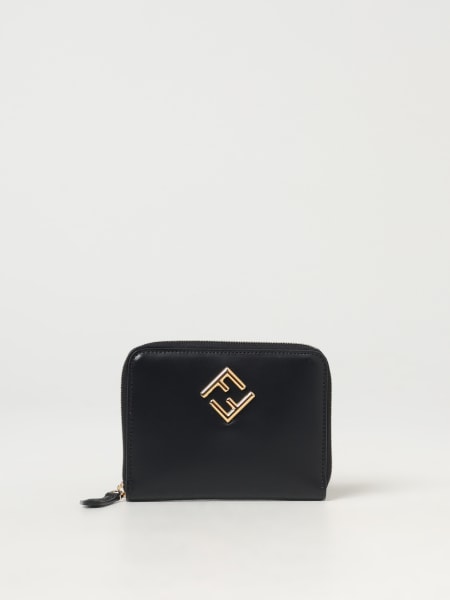 Fendi: Portafoglio FF Diamonds Fendi in pelle