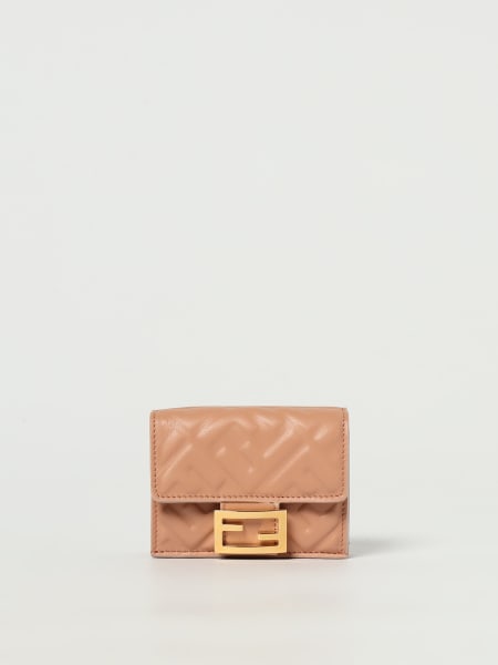 Portafoglio Baguette Micro FF Fendi in nappa