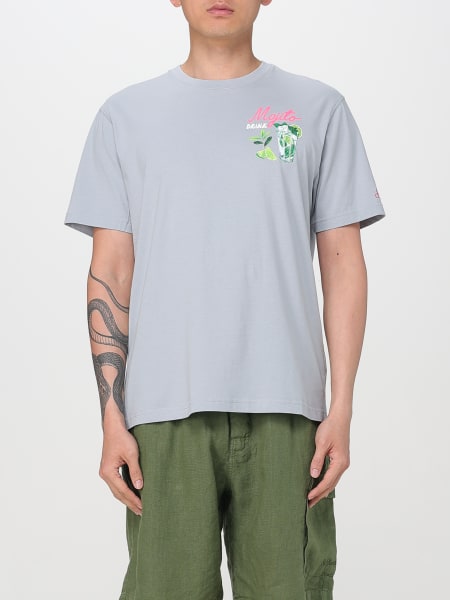 【関税&送料込】MC2 Saint Barth T-shirts and Polos Green Man military green cotton jersey t-shirt Dover with St