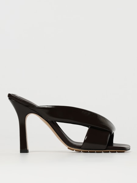 シューズ・サンダルその他 BOTTEGA VENETA Woman Heeled sandals Dark 827612 V3H90 2113 BOTTEGA VENETA Woman Heeled sandals Dark 827612 V3H90 2113