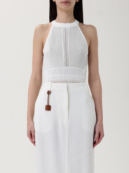 Twinset: Body in maglia di viscosa Twinset