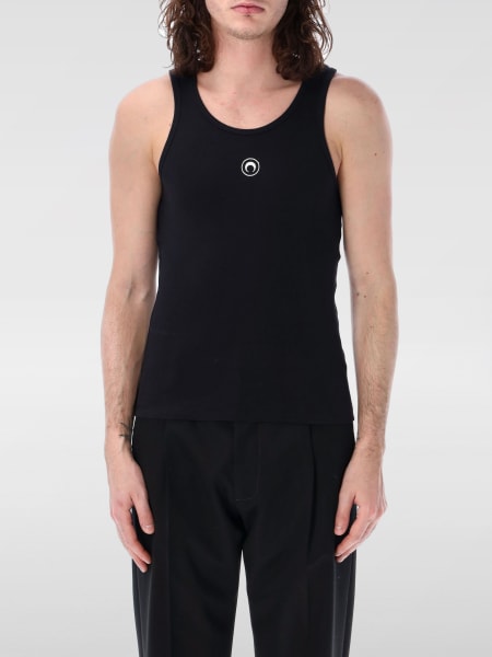 Marine Serre｜SLEEVELESS (MTT081ACJER0011 WH10) Marine Serre MARINE SERRE Men Tops MTT081A CJER0011 WH10