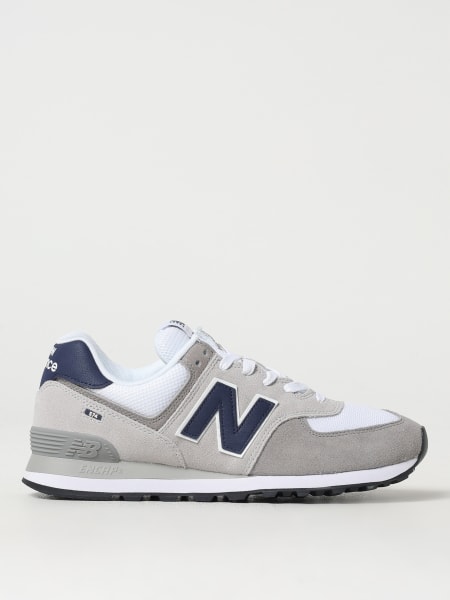 Sneakers 574 New Balance in camoscio e mesh >