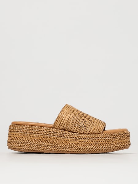 シューズ・サンダルその他 CASADEI Woman Flat sandals Natural 1M481J0201TWIIG 2804 CASADEI: Flat sandals woman - Natural | Casadei flat sandals