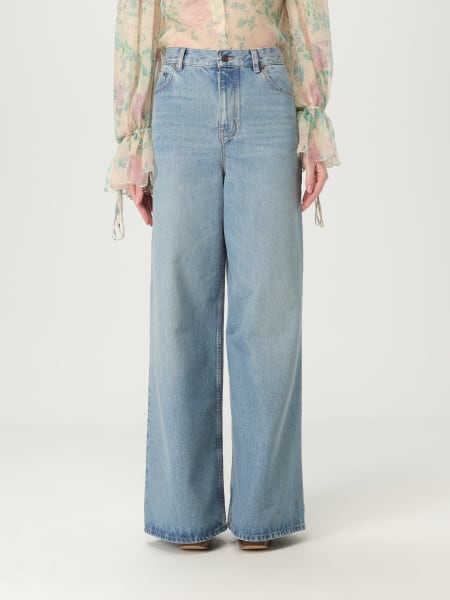 Chloe レギュラーフィットジーンズ ブルー SS25 Chloé Jeans for Women SS25 | GIGLIO.COM