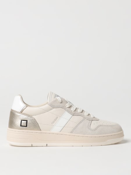 D.a.t.e.: Sneakers Court Shiny D.A.T.E. in pelle