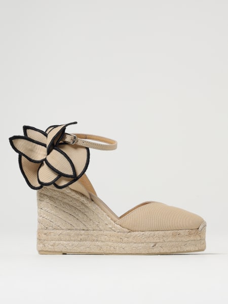 Castañer: Espadrillas Coco Castañer in canvas di cotone con applicazione