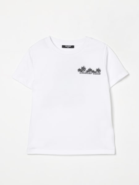 Balmain: T恤 女童 Balmain