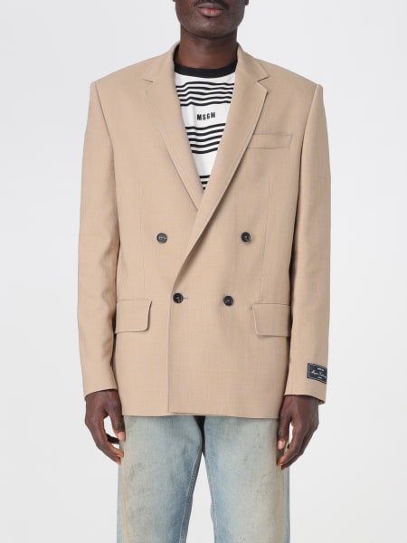 MSGM: Blazer a doppiopetto MSGM in viscosa