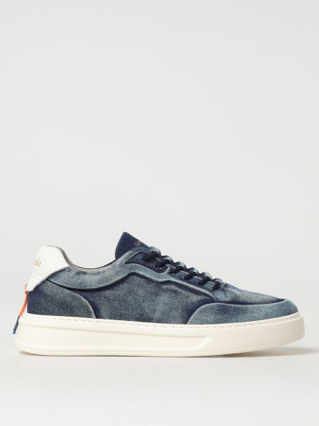 Barracuda: Sneakers Barracuda in denim di cotone e pelle