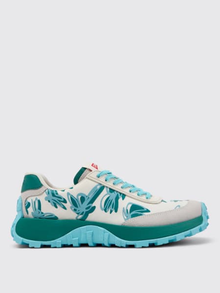 Camper: Sneakers Drift Trail Vibram Camper in PET riciclato e nabuk con stampa floreale