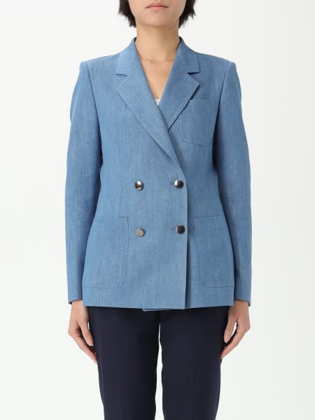 アウターその他 TAGLIATORE Woman Blazer Blue JPARIGI10BH70005 I1166 TAGLIATORE: Blazer woman - Blue | Tagliatore blazer