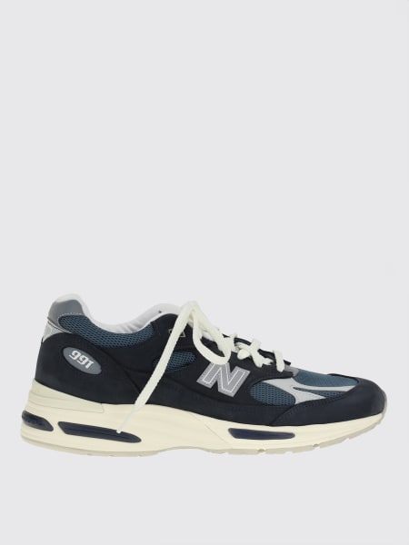 New Balance: Sneakers Made in UK 991v2 New Balance in nabuk e mesh
