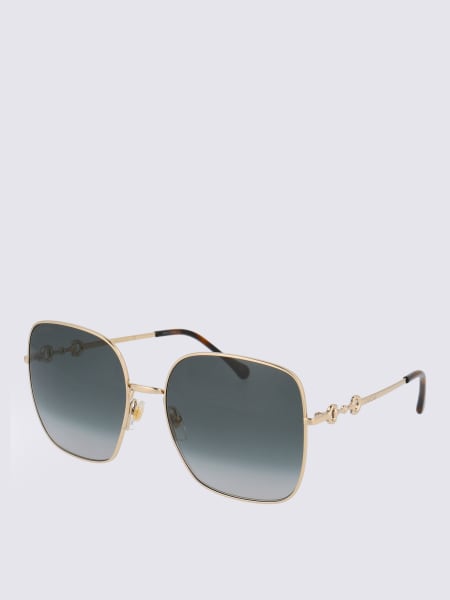 Gucci: Occhiali da sole GG0879S Horsebit Gucci in metallo