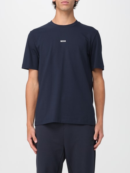 Boss: T-shirt basic con mini logo Boss