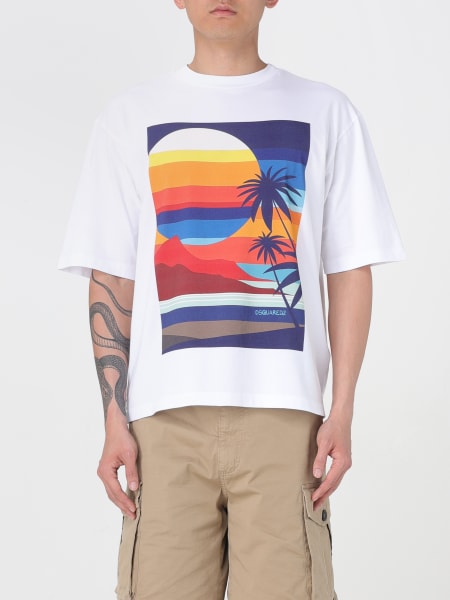 Tシャツ・カットソー GR10K SS25 Shirts (BGA21130CL 45) Dsquared2 T-shirt for Men SS25 | GIGLIO.COM