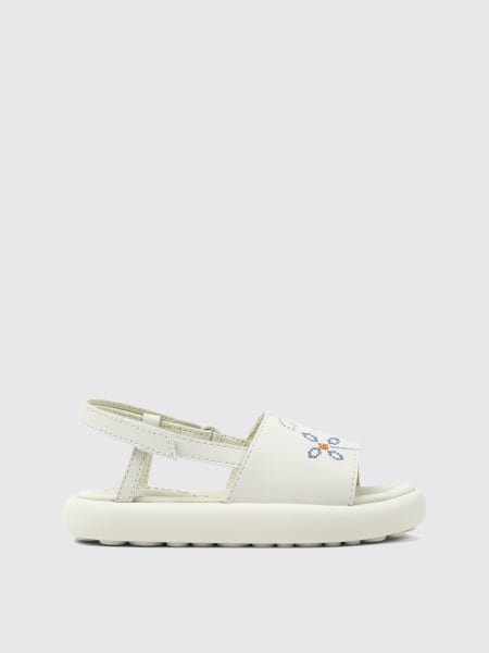 Sandalo Twins Camper in pelle con stampa floreale >
