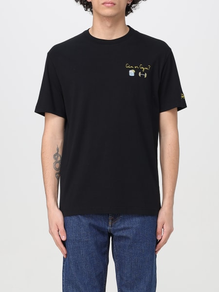 Tシャツ・カットソー MC2 Saint Barth MC2 Saint Barth Man Cotton T-shirt Austin With Watch Print