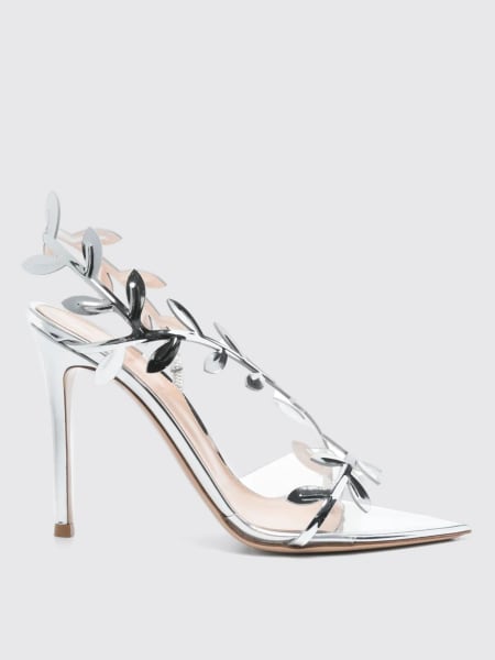 Gianvito Rossi: Sandalo Flavia Gianvito Rossi in vernice laminata