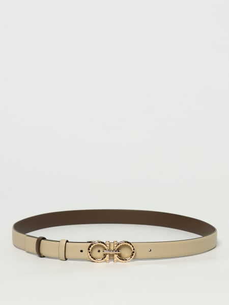 ベルト FERRAGAMO Woman Belt Grey 230359 STONE CLAY FERRAGAMO: Belt woman - Grey | Ferragamo belt 230359 online