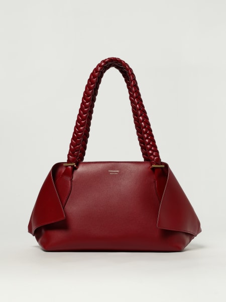 ショルダーバッグ・ポシェット FERRAGAMO Woman Shoulder bag Burgundy SCARFSHM BORGOGNA FERRAGAMO: Shoulder bag woman - Burgundy | Ferragamo