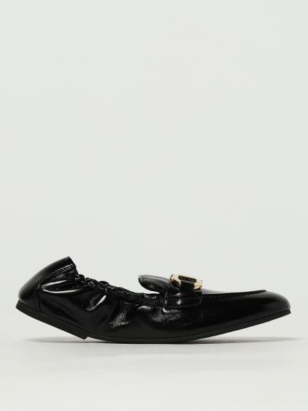 FERRAGAMO: Loafers woman - Black | Ferragamo loafers JODIE