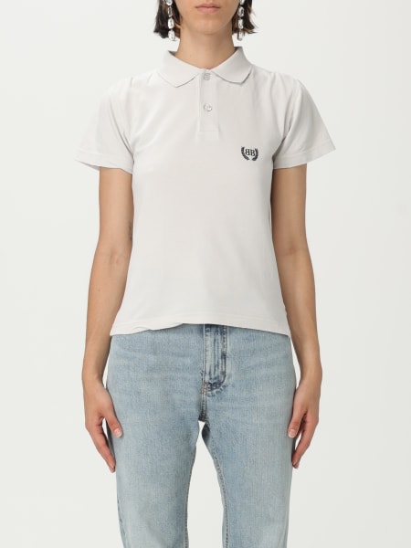 Tシャツ・カットソー DONDUP Woman Polo Shirt White DS022JF0349DXXX 000 Women's T-shirts | Dondup
