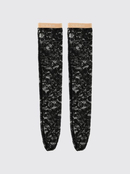 Calze Chez Valentino in pizzo stretch >