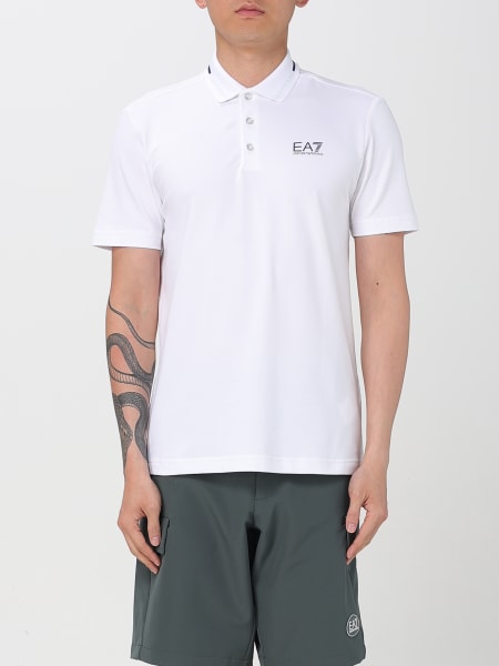 Ea7: Polo in cotone Ea7 con logo