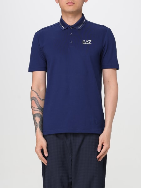 Ea7: Polo in cotone Ea7 con logo