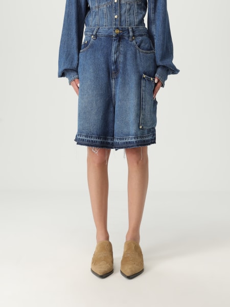 Ganni: Pantaloncino Ganni in denim