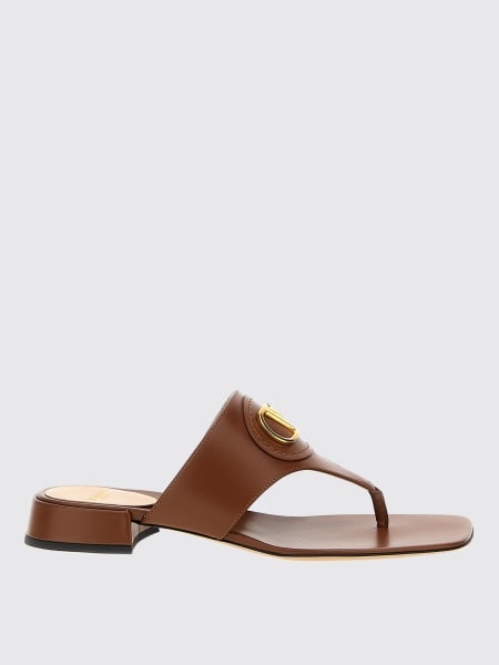 シューズ・サンダルその他 VALENTINO Woman Flat sandals Brown 6W0S0C49VOD KEL Valentino Garavani Sandals Brown Women's Shoes | Neiman Marcus