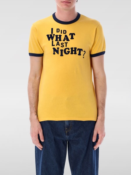 T-shirt Erl in cotone con slogan >