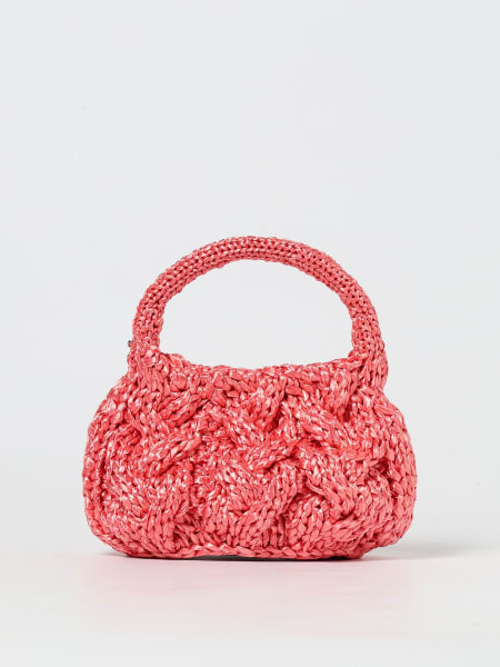 Jw Anderson: Borsa Cable Knit Small JW Anderson in pelle intrecciata