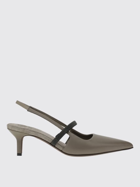 フラットシューズ BRUNELLO CUCINELLI Woman Ballet flats Grey MZSKC2715 C5859 フラットシューズ BRUNELLO CUCINELLI Woman Ballet flats Grey