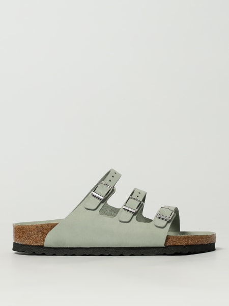 Sandalo Florida Birkenstock in camoscio