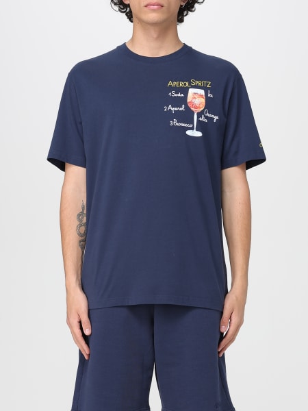 MC2 SAINT BARTH: T-shirt men - Blue | Mc2 Saint Barth t-shirt MC2 SAINT BARTH: T-shirt men - Blue | Mc2 Saint Barth t-shirt