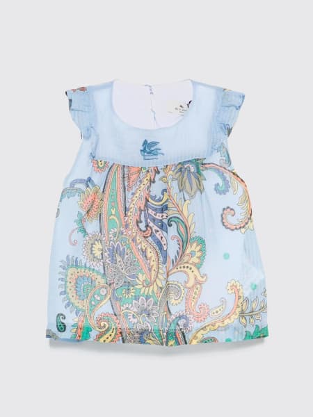 Etro: Camiseta marinera niña Etro