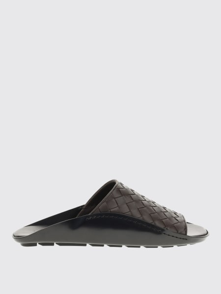 サンダル BOTTEGA VENETA Men Sandals Brown 827192V2ED0 2113 Brown Intrecciato leather Wave mule – Daniello.com
