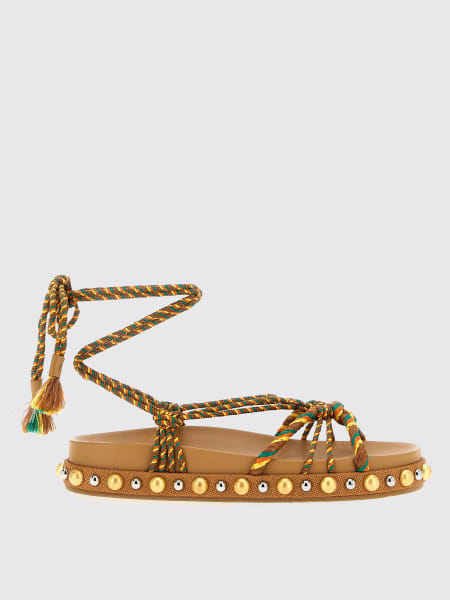 아쿠아주라(AQUAZZURA): 플랫 샌들 여성 Aquazzura
